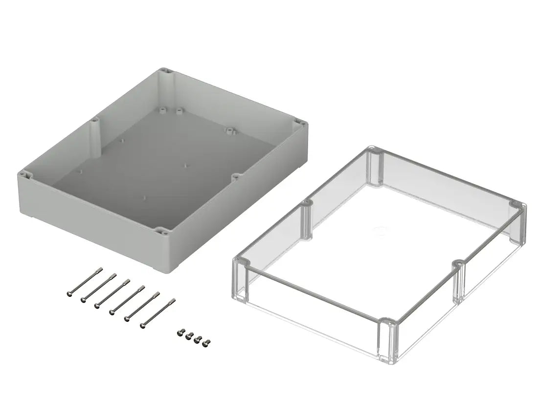 Bopla Euromas Enclosure M254G, 230×300×110 mm, clear transparent lid
